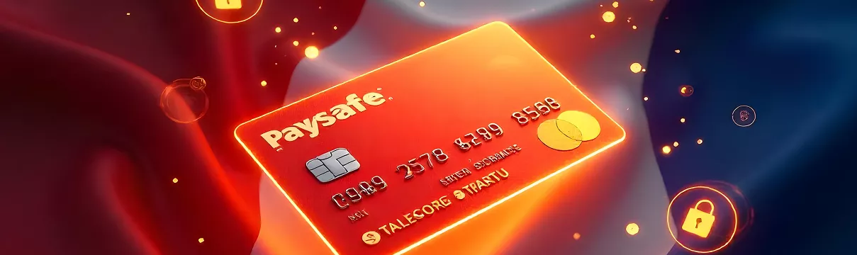 Carte prépayée Paysafecard illustrant les dépôts rapides et anonymes sur les casinos en ligne