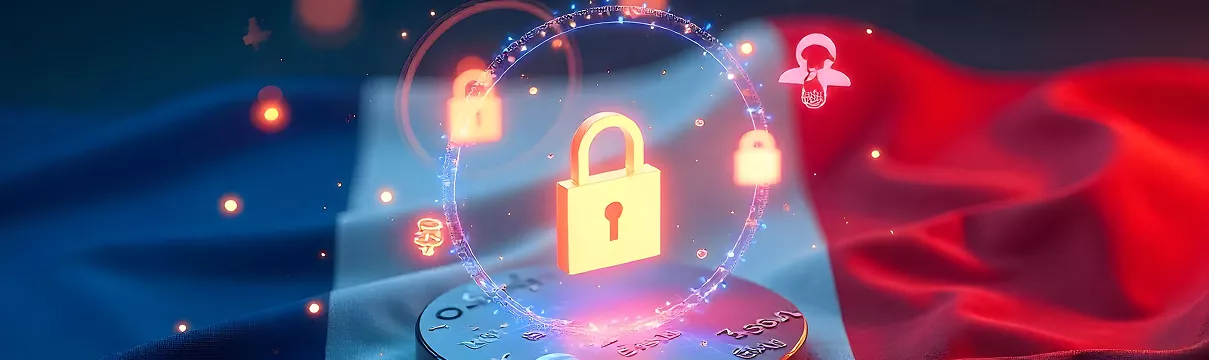 Icône de cadenas numérique sur fond de réseau mondial