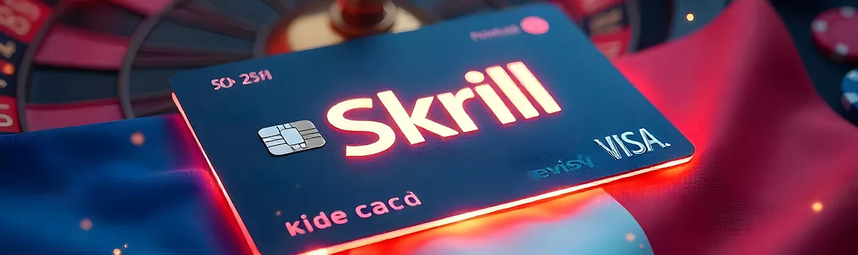 Carte Skrill utilisée comme moyen de paiement pour effectuer des dépôts rapides sur les casinos en ligne